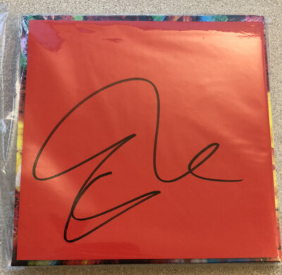 Autographed ED SHEERAN 