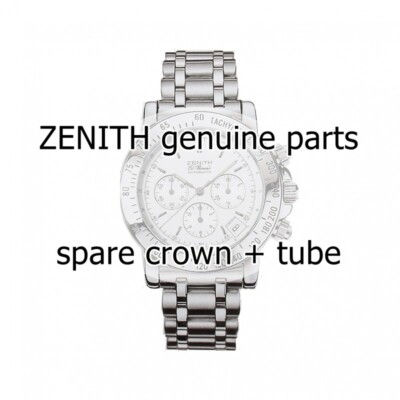 Zenith Krone A Schraube Stahl + Schlauch für El Primero Chrono Rainbow Alle M