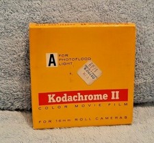 Vintage Kodak Kodachrome II A 16mm 100' Sealed Color Movie Film KRA449 Exp. 1969