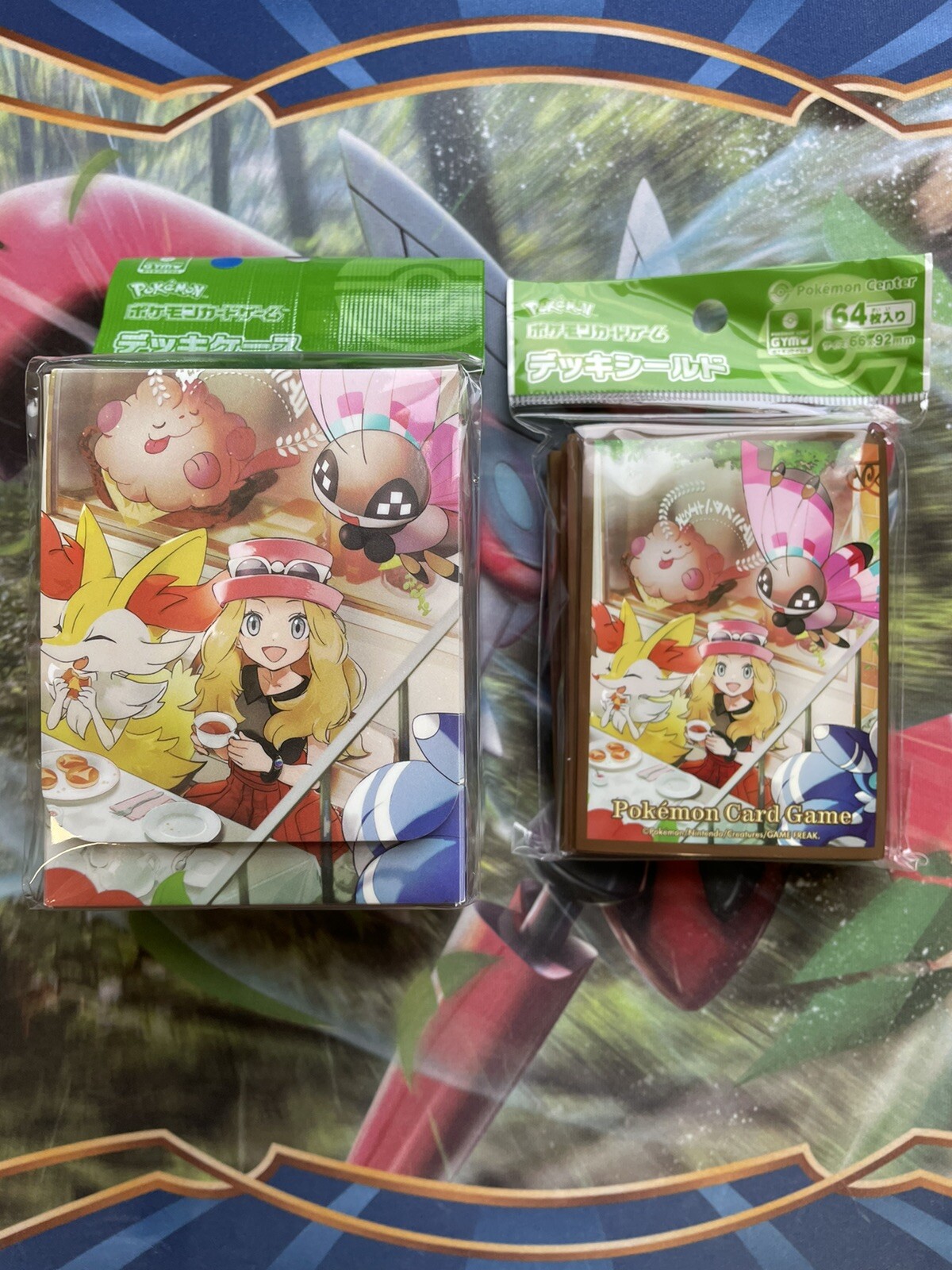 Pokemon Incandescent Arcana Serena & Braixen bundle: card sleeves & Deck Box