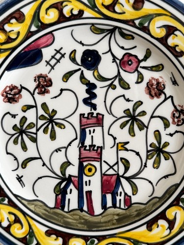 Williams Sonoma Nazari Portugal 14 Hand Painted 8" Salad Plates * - Picture 4 of 11