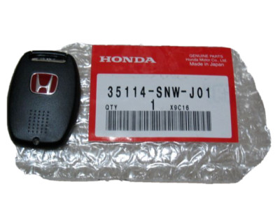 Honda Genuine OEM 35114-SNW-J01 Type-R Red H Key Fob Cover FD2 | eBay