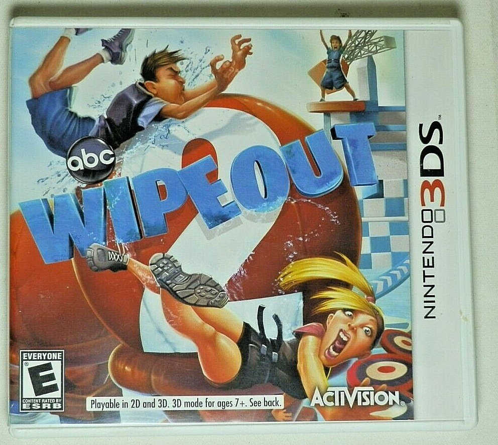 Nintendo 3DS ABC Wipeout 2, Rated E, Complete Game, Excellent