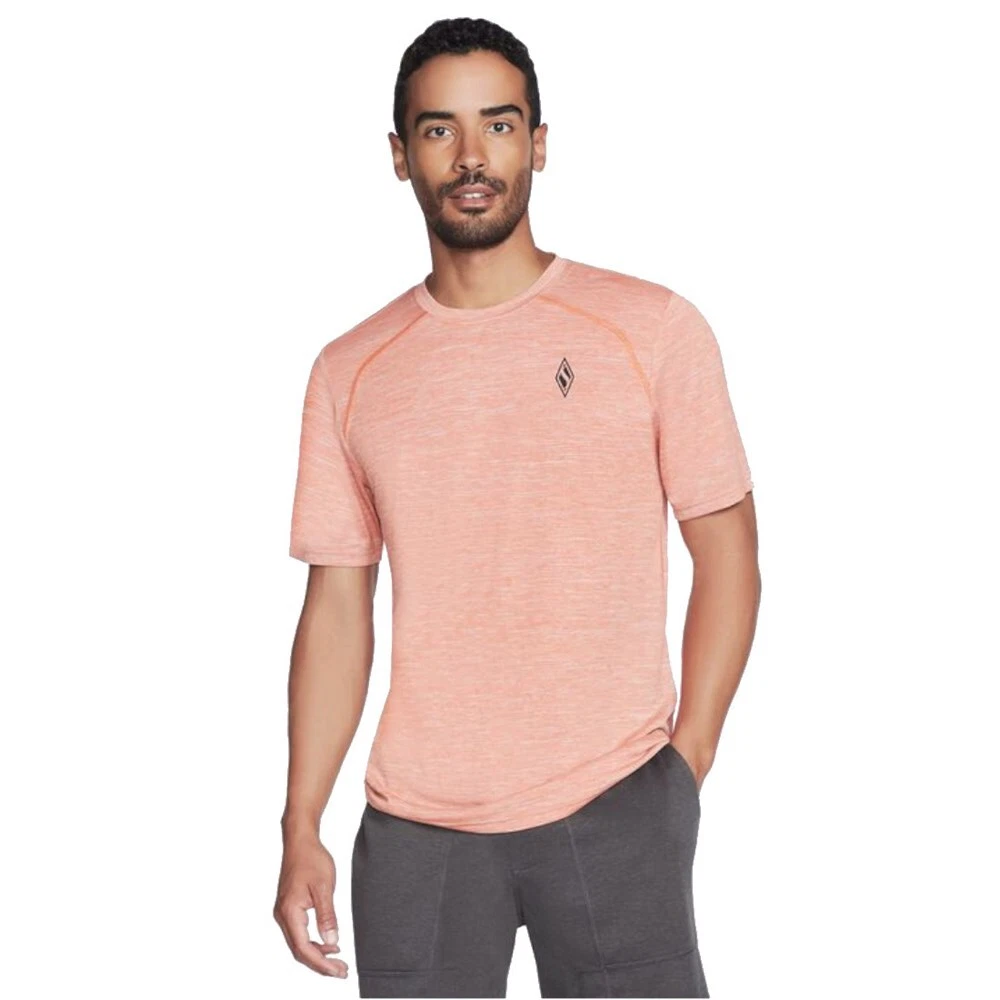 Skechers shorts 2024 mens orange