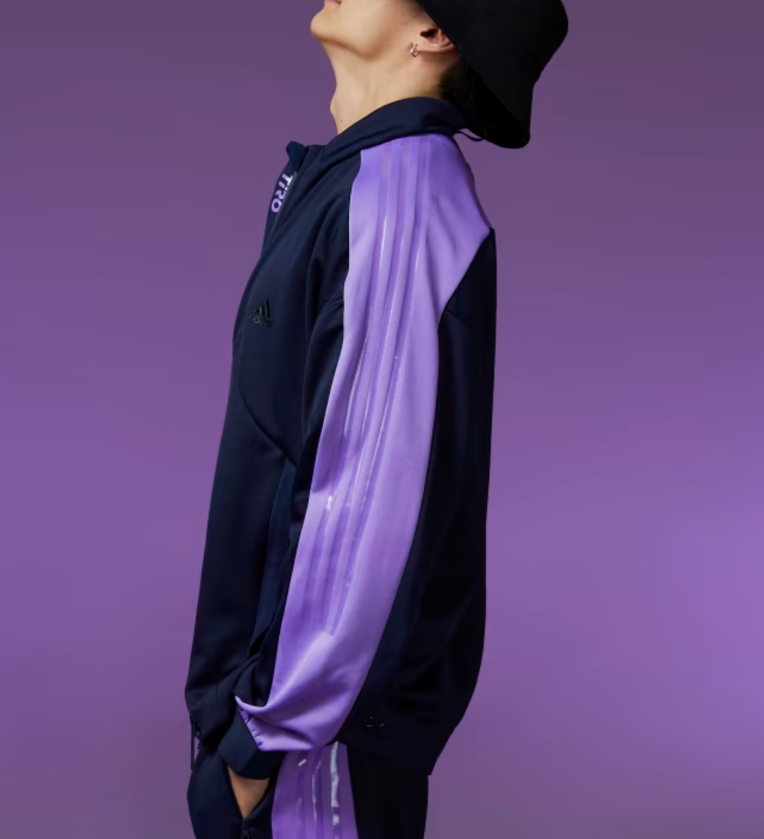 adidas 3ストライプ ジャージジャケット L ダークパープル NEW ADIDAS MEN'S TIRO ADVANCED 3 STRIPES TRACK JACKET~ SIZE MEDIUM