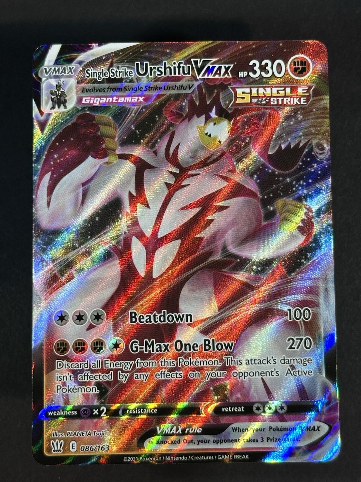 Single Strike Urshifu VMAX 086/163 Battle Styles Ultra Rare Pokemon (37)