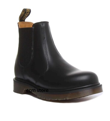 Dr Martens 2976 Chelsea Stiefel Leder Gr. 43 Schwarz Stiefeletten Schuhe