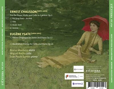 Chausson & Ysaye: Music for Violin, Cello and Piano[CD]
