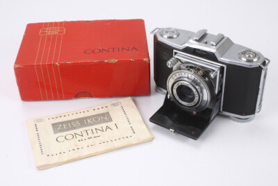 ZEISS CONTINA I 522/24, 45/3.5 NOVAR-ANASTIGMAT, BOXED, AS-IS/cks/189172