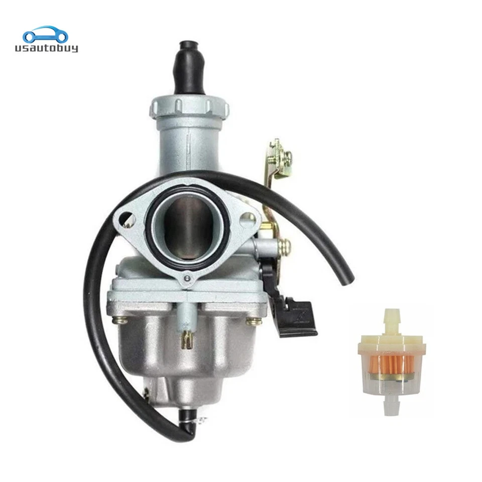 Карбюратор и красный поролоновый воздушный фильтр 38 мм для Honda ATC200Es большой красный 200 1982-1984 - Изображение 2 из 4