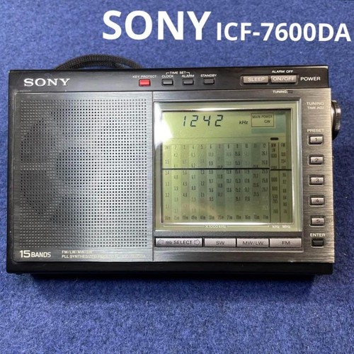 Sony ICF-7600DA FM/LW/MW/SW 15 Bands Receiver Vintage Radio from Japan Tested Jp