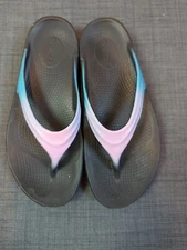 OOFOS Women's OOlala Luxe Sandal - Atlantis Size 9