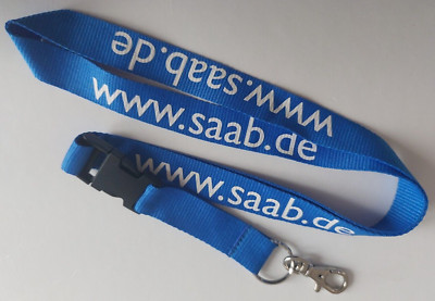 SAAB Schlüsselband Lanyard NEU (M155)
