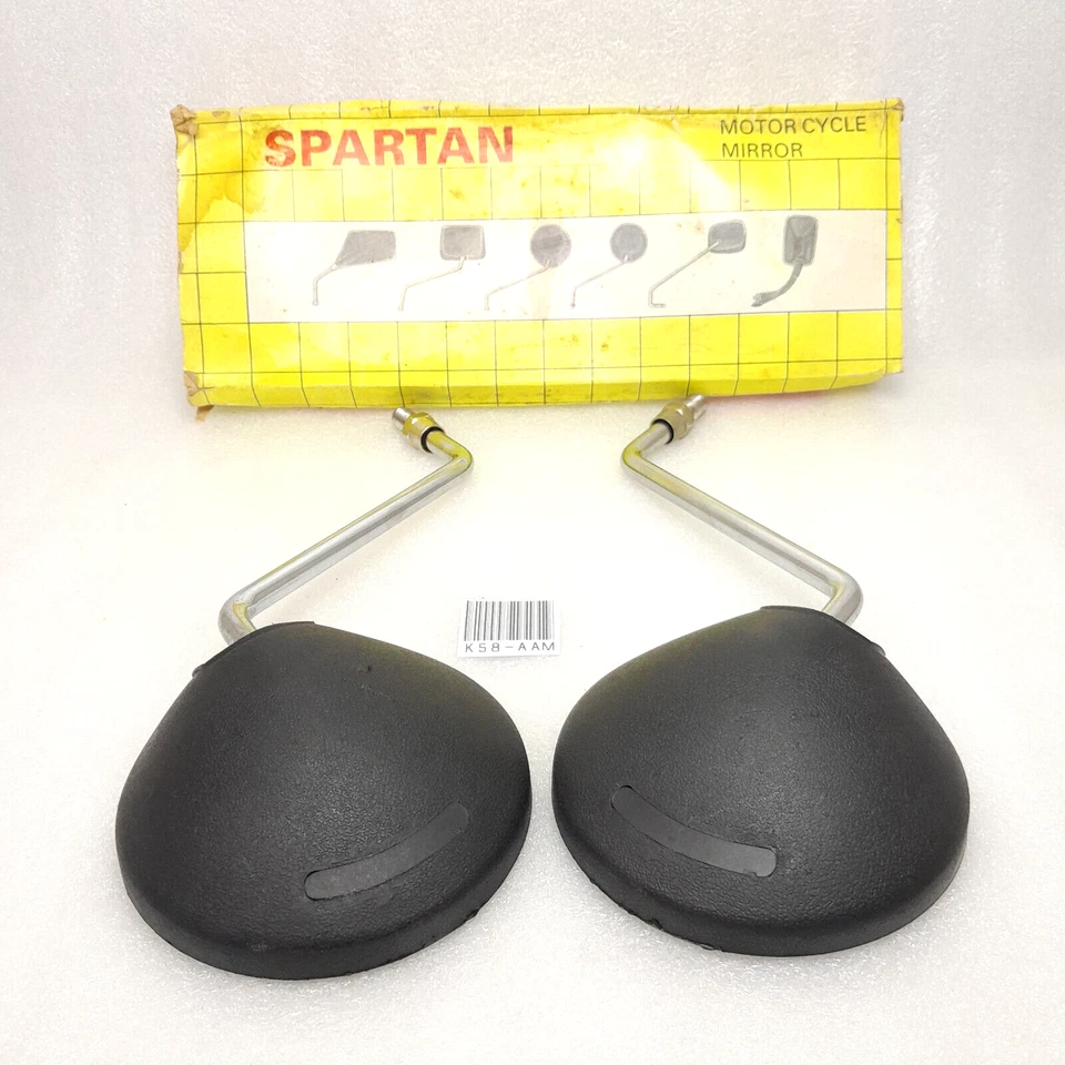 Espejos retrovisores Yamaha RX100 DT100 DT125 Mayfit RD80MX RS100 RS125 200 TY125 FS1 NUEVOS #7 Foto 2 de 4