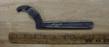Old Used Tools,Vintage J.H. Williams & Co. 472 Hook Spanner,6-7/8",EXCEPTIONAL
