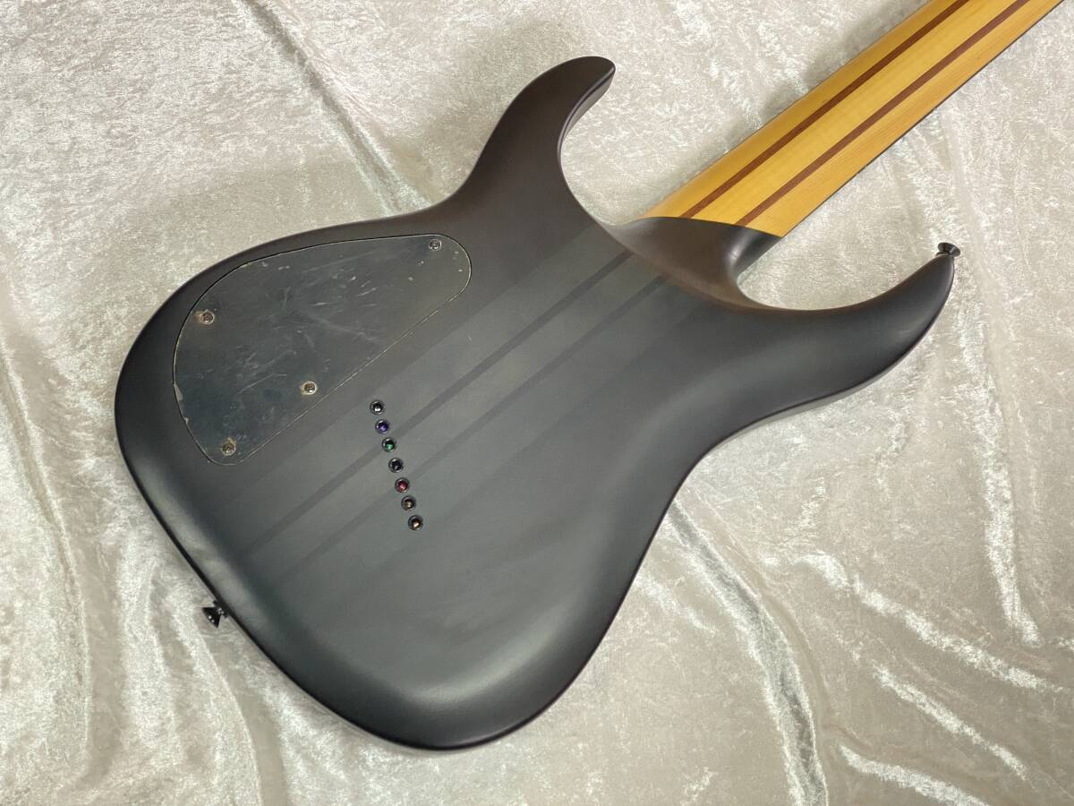 Electric Guitar GfC GNRF7-300 ASh Gray Black Good Condition