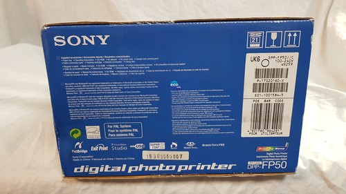NEW SEALED Sony DPP-FP50 Digital Photo Printer Boxed - Picture 3 of 7