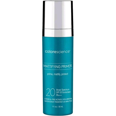 Colorescience Mattifying Perfector Face Primer, Water Resistant Mineral Sunscree