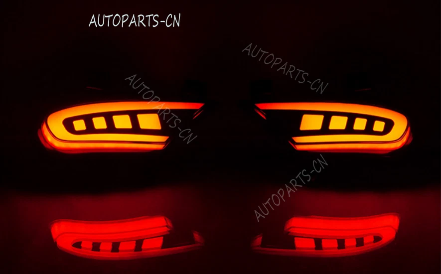 LED rear bumper fog lights For 2013-2015 Mitsubishi Montero Sport — 第 3/4 张图片