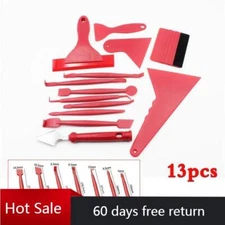 13pcs ABS Car Window Film Tint Decal Tool Vinyl Wrap Film Squeegee Scraper Kit