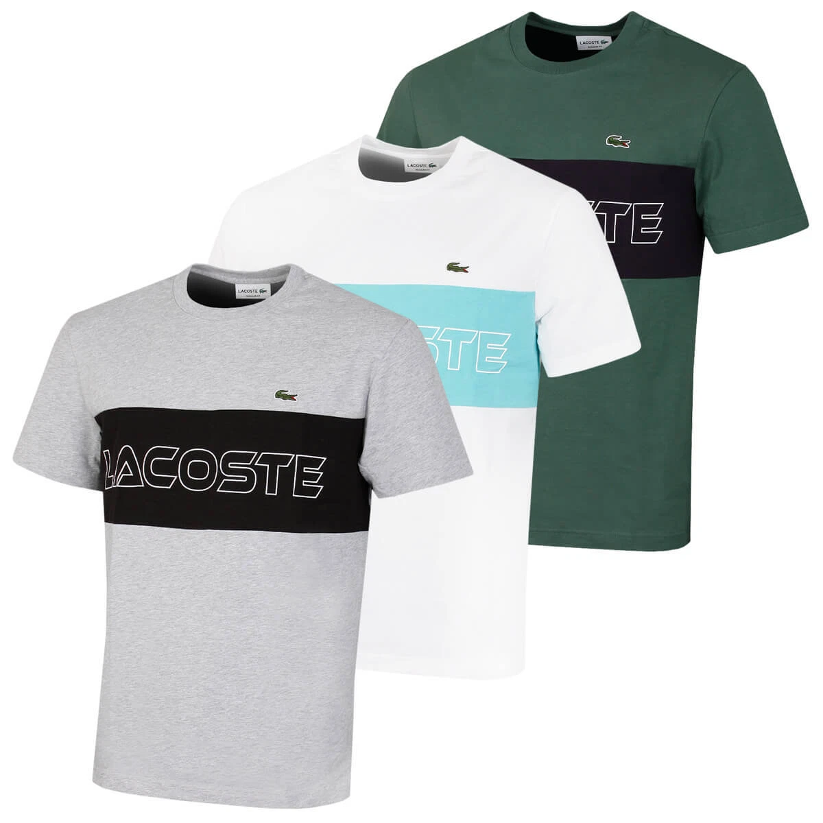 Lacoste Mens 2023 Heavy Cotton Jersey T-Shirt 25% RRP | eBay