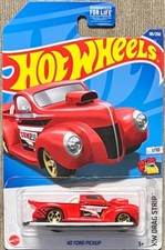 Hot Wheels 2022 HW Drag Strip #1/10 '40 Ford Pickup #HCX61 1:64 Scale