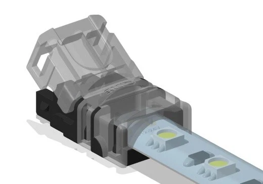 2Pin 10mm Hippo-M Strip to Strip Joint LED Strip Unsoldered Snap Connector IP65 - Image 3 of 4