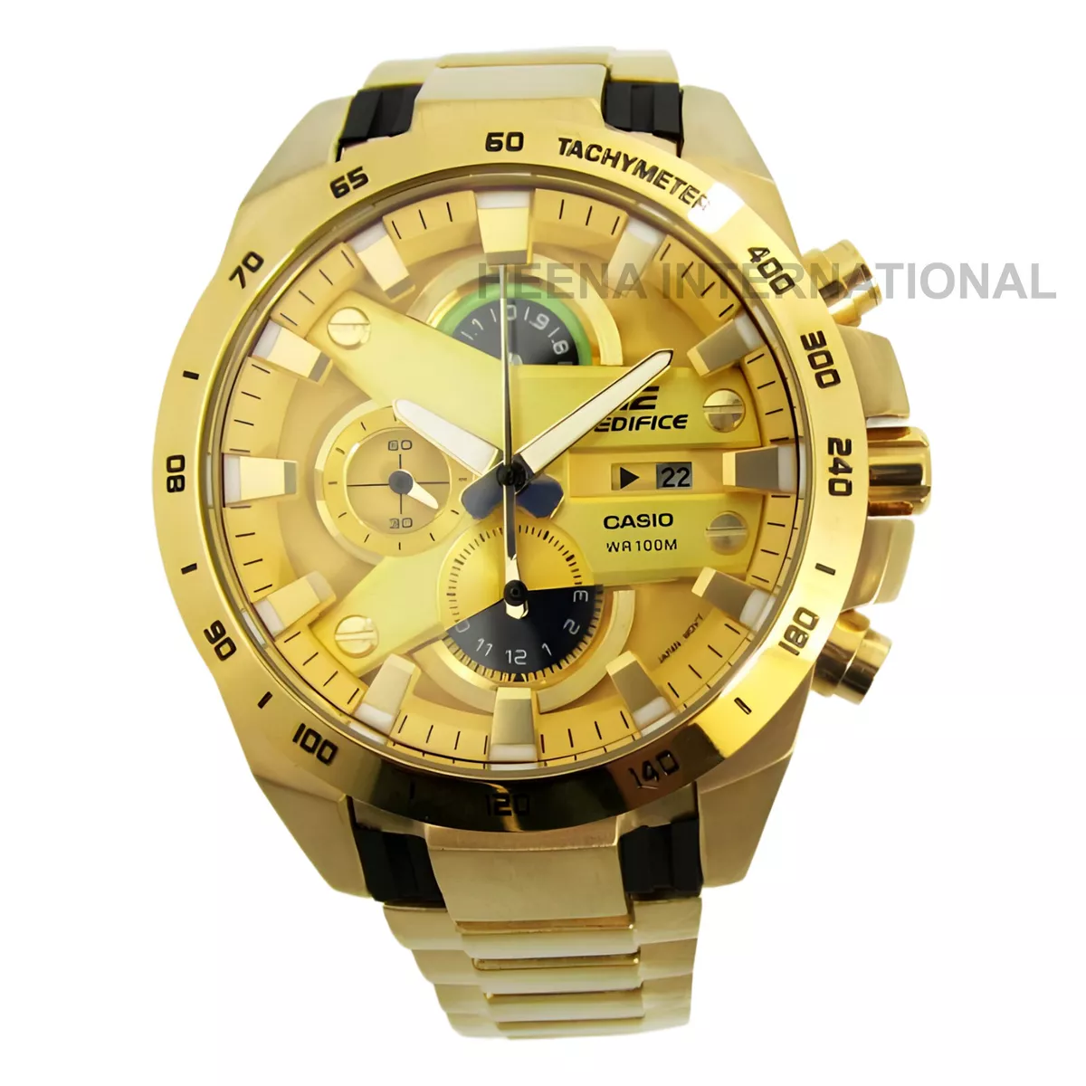 A1 Sports Round Golden Ring Apple Shape Dial Latest LED Digital