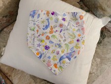 Infant Fantastic Ocean Print Baby Bibs Scarf Feed Saliva Towel Dribble Triangle