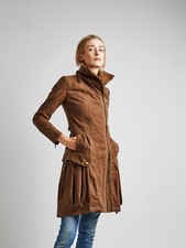 Archie Foal Bnwt Gia Coat In Tan Sizes Xs/6 Waxed Cotton