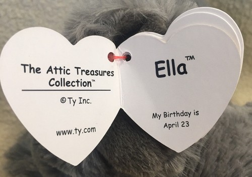 W-F-L TY Attic Treasures selección 20 cm peluche zorro oso cerdo mono de peluche  - Imagen 5 de 32