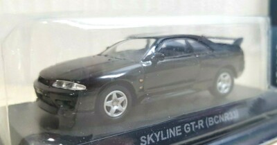 1/64 Kyosho NISSAN SKYLINE GT-R Collection BNCR33 R33 BLACK