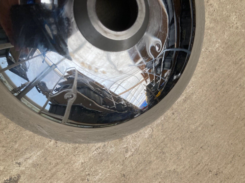 2007-17 HARLEY DAVIDSON HERITAGE SOFTAIL, CHROME FRONT WHEEL HUB CAP (OPS7057) - Picture 3 of 6