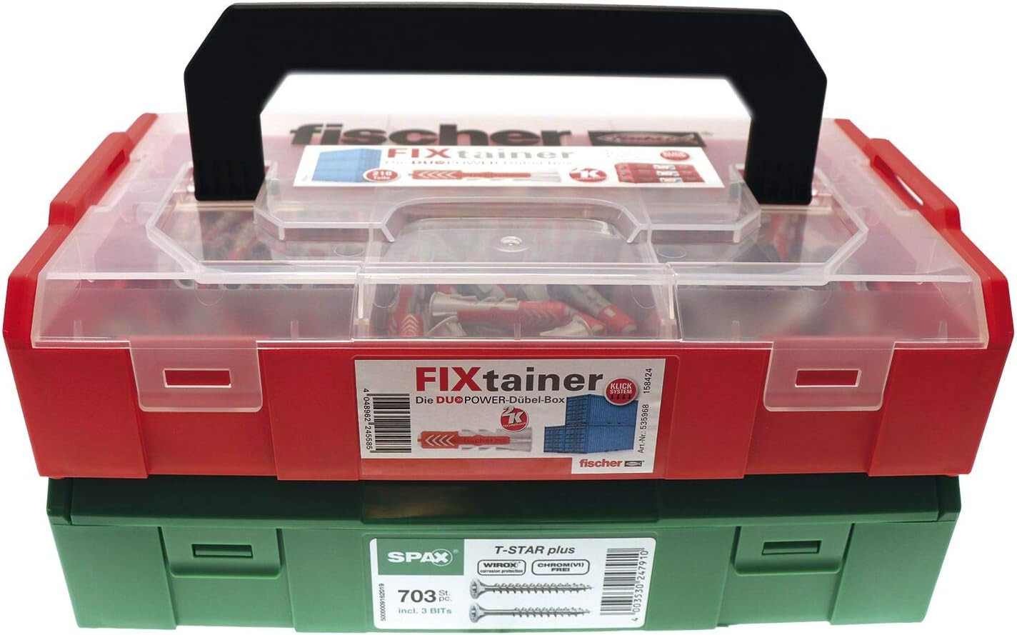 Secotec 118500218 Set Tasselli Fischer Duopower e Viti Professionali - 2