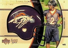 2004 Upper Deck Sweet Spot Rookie Signatures Tier Two /699 BJ Johnson #238 Auto