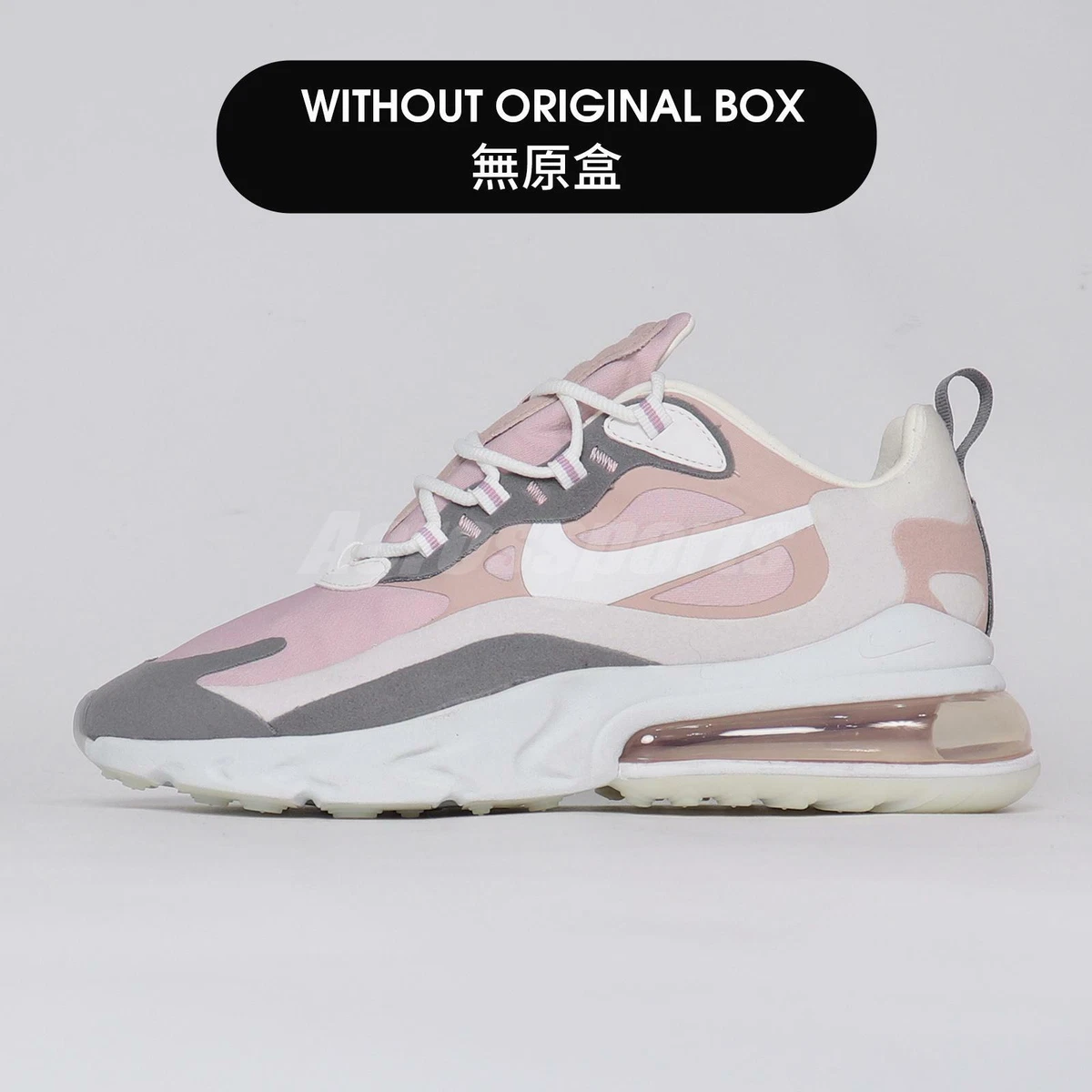 Nike Wmns Air Max 270 React RIGHT DIRT WITHOUT ORIGINAL BOX Women