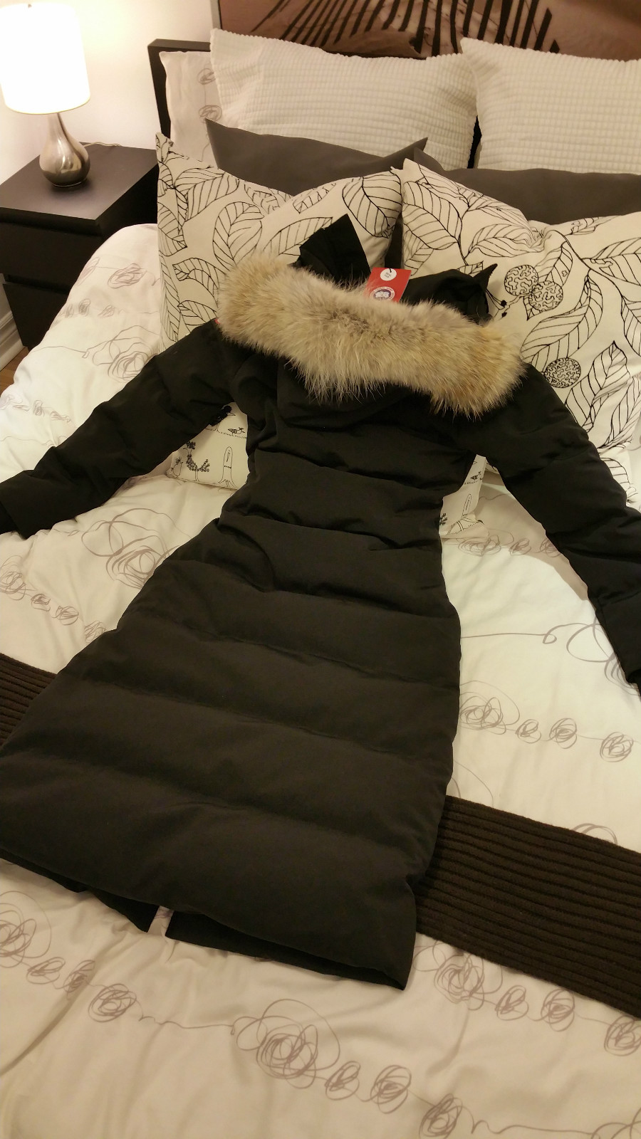 BRAND NEW "RED LABEL" EDITION BLACK CANADA GOOSE MYSTIQUE SM PARKA JACKET image 9