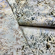 Batik Fabric Vines Branches Leaf Leaves BY THE YARD 100 Cotton