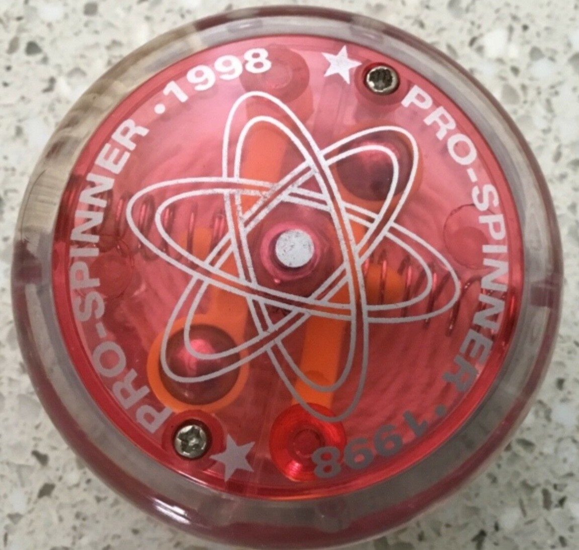 Hyper Yoyo Pro Spinner 1998 Color-Pink/Clear-Professional-Auto