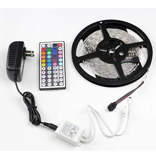 RGB 5M 3528 SMD LED Strip Light 300leds + 44 key Controller + Power  - Image 3 of 4