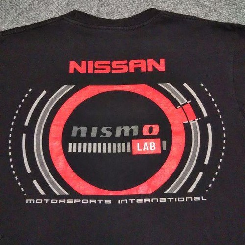 NISSAN Nismo Motorsports T-Shirt Racing Tee Black - Picture 8 of 8