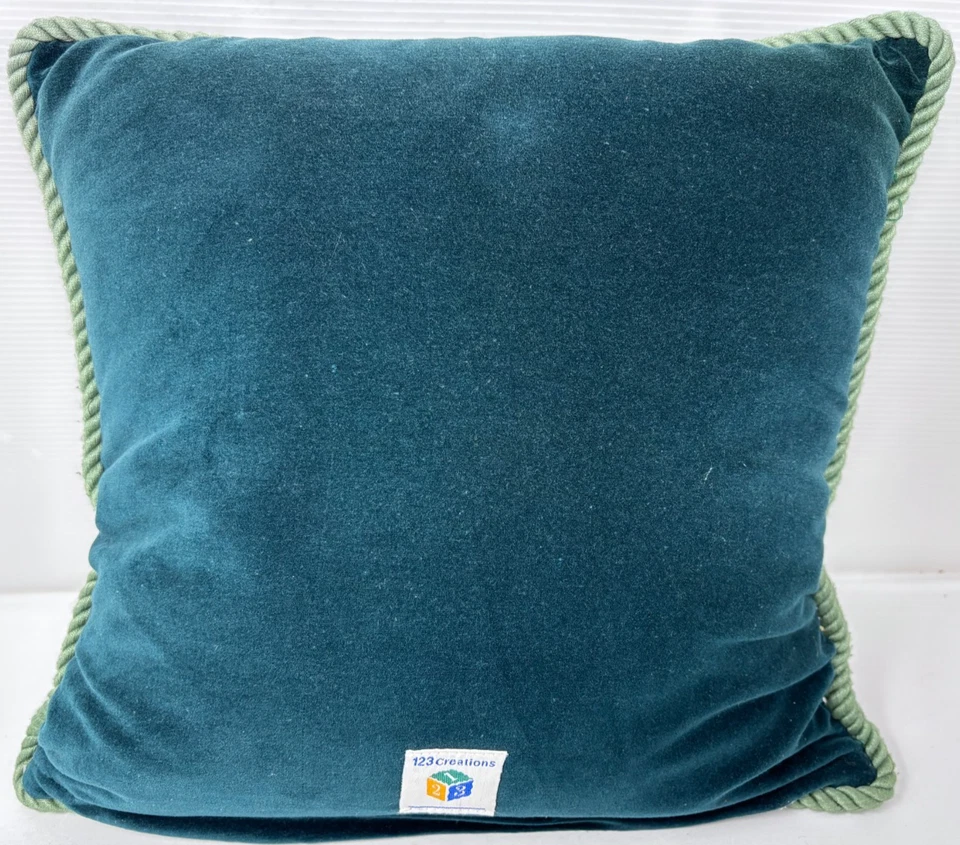 Almohada de Colección Scottish Terrier Lana Punta de Aguja 14"x14"x6" - LINDA Foto 3 de 4