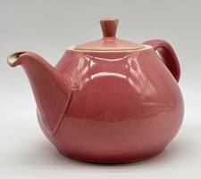Antike Melitta Porzellan Tee Kanne Rosa