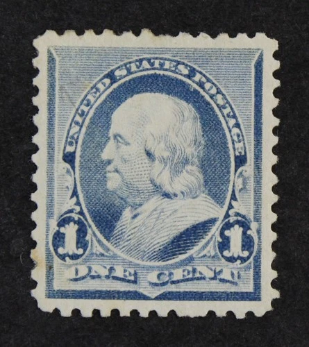 CKStamps: US Stamps Collection Scott#219 1c Franklin Mint H OG