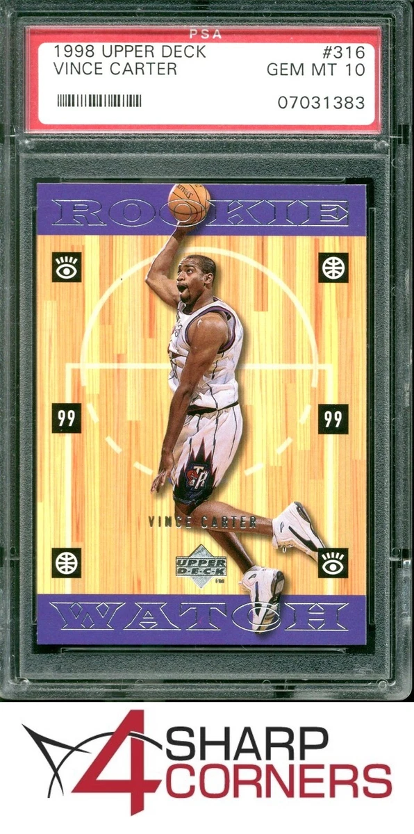 Vince Carter 10 Graded Basketball Sports Trading Cards