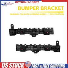 Front Left & Right Bumper Support Bracket Black For 2019-2022 Honda Pilot 2-20X