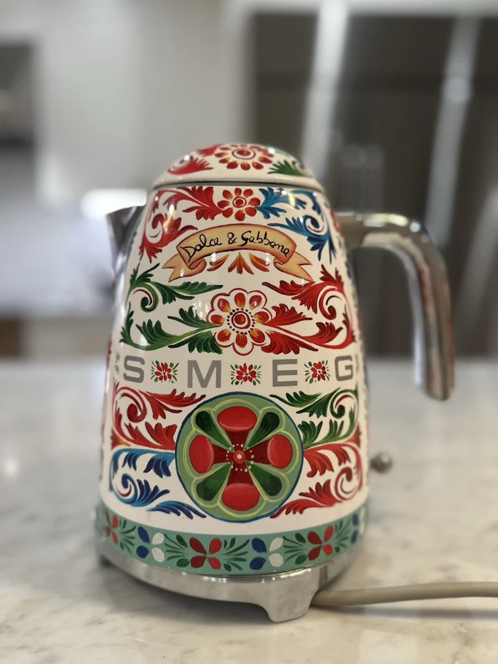 DOLCE&GABBANA × SMEG Electric Kettle Vivid Color Ultra Rare Limited Edition 1.7L - Image 2 of 4