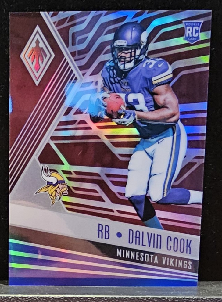 2017 Panini Phoenix Red RC, Dalvin Cook #'d 162/299, #110, Vikings, Jets, Ravens