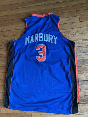 Vintage Starbury Marbury Knick Jersey XL