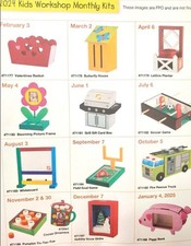 Home Depot Kids Workshop Kit 2024 New with Pin